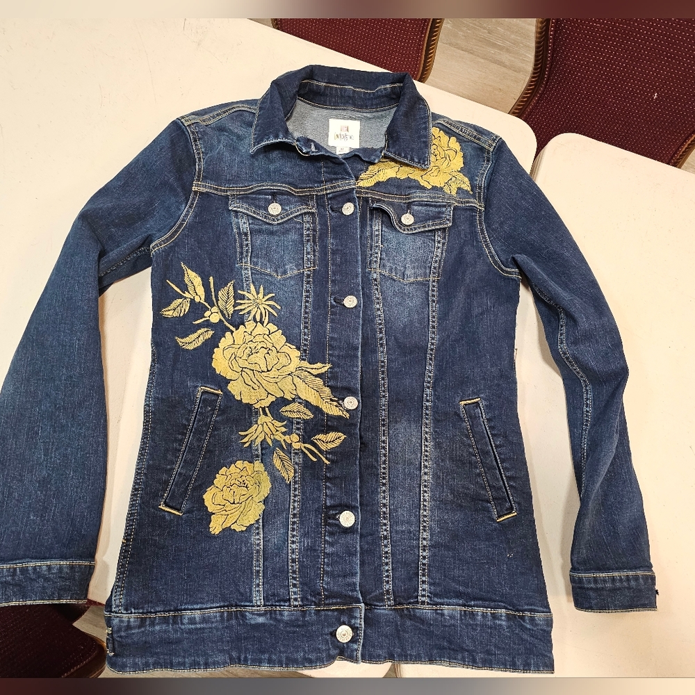 Lularoe Jaxon Denim Jacket Med